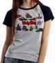 Imagem de Baby look blusa feminina ou Camiseta unissex Corrida Maluca