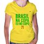 Imagem de Baby Look Brasil na Copa eu no copo - Foca na Moda