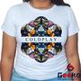 Imagem de Baby Look Coldplay 100% Algodão Discografia Geeko