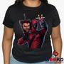 Imagem de Baby Look Deadpool e Wolverine 100% Algodão - Geeko