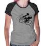 Imagem de Baby Look Raglan Bike Corrida - Foca na Moda