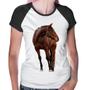 Imagem de Baby Look Raglan Cavalo Andaluz - Foca na Moda