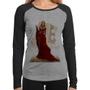 Imagem de Baby Look Raglan Cersei Lannister Art Manga Longa - Foca na Moda