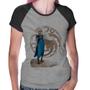 Imagem de Baby Look Raglan Daenerys Targaryen Art - Foca na Moda