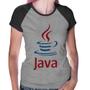 Imagem de Baby Look Raglan Java Café - Foca na Moda