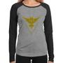 Imagem de Baby Look Raglan Team Instinct Manga Longa - Foca na Moda