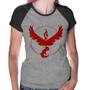 Imagem de Baby Look Raglan Team Valor - Foca na Moda