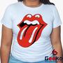 Imagem de Baby Look The Rolling Stones 100% Algodão - Blusa Feminina Rock - Geeko