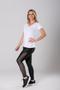 Imagem de Baby Look V Dry Walk Stretch Branca