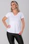 Imagem de Baby Look V Dry Walk Stretch Branca
