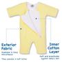 Imagem de Baby Merlin's Magic Sleepsuit - Microfleece Baby Transition Swaddle - Baby Sleep Suit - Amarelo - 3-6 Meses