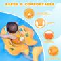 Imagem de Baby Pool Float Balhvit No Flip Over com dossel UPF50+ 3-36M