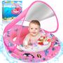 Imagem de Baby Pool Float GLOPUS com dossel para 6 a 24 meses com brinquedo