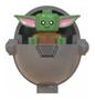 Imagem de Baby Yoda Aeroba Mandalorian Boneco Blocos Montar Star Wars