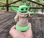 Imagem de Baby Yoda Decorativo. Fabricado Via Impressão 3d Com 11 Cm