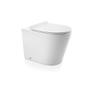 Imagem de Bacia Convencional Liss + Assento + Acessorios Fixacao White Cromado - Docol