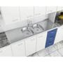 Imagem de Bacia Inox Com 2 Cubas 1,60x0,53 Duranox