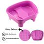Imagem de Bacia Para Pés Pedicure Reforçada Profissional Multiuso Relaxamento Com Pedestal Colors Dompel