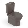 Imagem de Bacia sanitaria roca nexo com caixa acoplada cafe + kit instalacao + assento termofixo