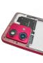 Imagem de Back com Aro e Lentes Traseiras Moto G84 Vermelho Magenta Autorizada Motorola