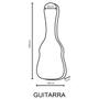 Imagem de Bag Capa Para Guitarra Reforcada Almofadada Com Duas Alcas