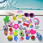 Imagem de Bag Charms Eswala Charms for Bogg Bag Beach, pacote com 30 unidades de borracha de PVC