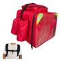 Imagem de Bag Motoboy Delivery 42 Litros Impermeável Entregas Mochila Vermelha