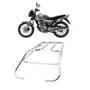 Imagem de Bagageiro Cromado Para Moto Fan 125 150 2009 Titan 150 2009 Pro Tork + Bau Bauleto 45L