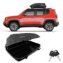 Imagem de Bagageiro Maleiro de Teto Motobul Jeep Renegade 2015 a 2018 270 Litros 50KG Preto