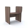 Imagem de Baia p/ atendimento simples inicial pandin maxxi - walnut/preto
