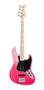 Imagem de Baixo Passivo Jazz Bass 4 Cordas Sx Sbm1 Pink Twilight