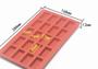 Imagem de Baking Tool Financiers Mold Silicone Mold 20 cavidades vermelhas