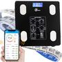 Imagem de Balança Bioimpedância 140Kg Digital Perder peso gordura corporal App Bluetooth Banheiro