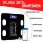 Imagem de Balança Bioimpedância Balança Digital Corporal Bluetooth