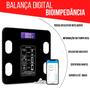 Imagem de Balança Bioimpedancia Banheiro 180 Kg App Digital Corporal 