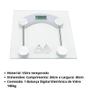 Imagem de Balança Corporal Digital de Vidro Suporta 180kg Academia Banheiro Resistente