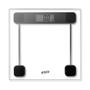 Imagem de Balança Corporal G-tech Glass 11 Digital Doméstico Vidro Temperado Moderno 180kg Banheiro Cor Branco