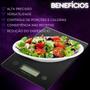Imagem de Balança De Cozinha Digital Alta Precisão 5kg De Vidro Temperado Pesar Alimentos Suplementos