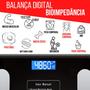 Imagem de Balança Digital Corporal Bioimpedância Banheiro 180 Kg