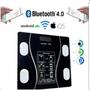 Imagem de Balança Digital Corporal Bluetooth IMC Bioimpedância Preto 180kg