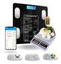 Imagem de Balança Digital Corporal Bluetooth Profissional + Balança De Cozinha precisão 10kg