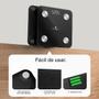 Imagem de Balança Digital Inteligente Body Bioimpedância Corporal LED 28CM 180Kg App BT Apple Health Fitbit Google Fit PandaPlus Preto Branca