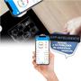 Imagem de Balança Digital Inteligente Preta com Função de Bioimpedância e Aplicativo Bluetooth com 12 Funções