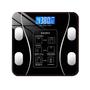 Imagem de Balança Digital Inteligente Preta com Função de Bioimpedância e Aplicativo Bluetooth com 12 Funções