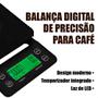 Imagem de Balança Digital para Café Com Temporizador Integrado de Precisão Uso Domestico Barista