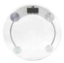 Imagem de Balança digital vidro temperado para banheiro redonda capacidade 180kg