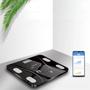 Imagem de Balança Inteligente com Bioimpedância e Conexão Bluetooth  Medidas de Até 140 Kg com Aplicativo de Monitoramento