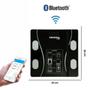 Imagem de Balança Inteligente com Bioimpedância e Conexão Bluetooth  Medidas de Até 140 Kg com Aplicativo de Monitoramento