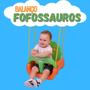 Imagem de Balanço Infantil Ajustável Para Bebê Suspenso Com Proteção 3 em 1 Fofossauro ou Unicórnio