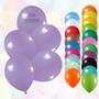 Imagem de Balão Bexiga 9 Polegadas Pacote Com 50, Balão Liso Para Decoração De Festas E Eventos Várias Cores